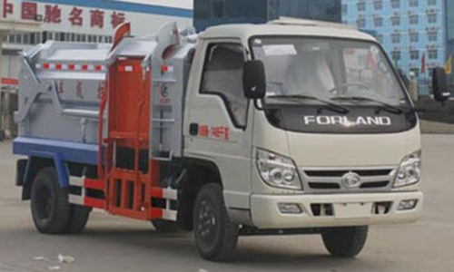 程力威牌CLW5070ZZZB4型自裝卸式垃圾車