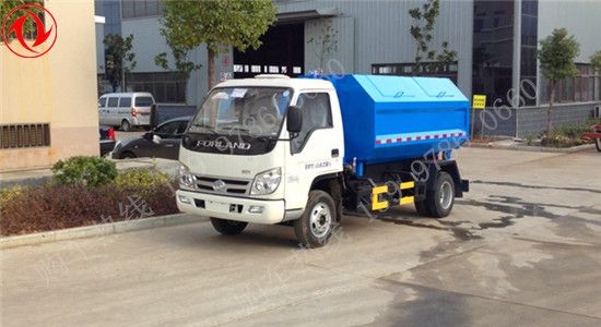 福田勾臂式垃圾車  5方