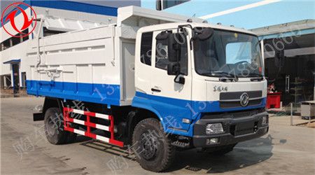 東風天錦對接垃圾車