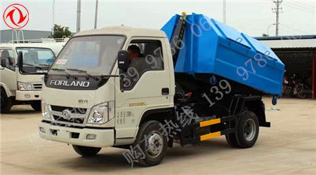 福田勾臂式垃圾車3立方